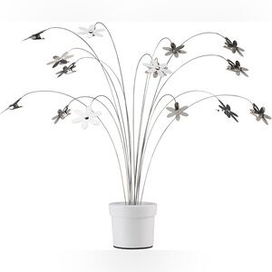 Umbra White Petal Desktop Photo Display Holder Umbrella Falling Shape